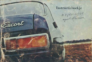 1967 Ford Escort instructieboekje handleiding Nederlands, Verzenden