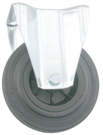 Transport Bokwiel met bevestigingsplaat 125 mm, Doe-het-zelf en Verbouw, Zwenkwielen, Verzenden, Nieuw