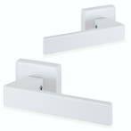 Deurklink mat wit, witte deurklinken, wit deurbeslag, Doe-het-zelf en Verbouw, IJzerwaren en Bevestigingsmiddelen, Verzenden, Nieuw