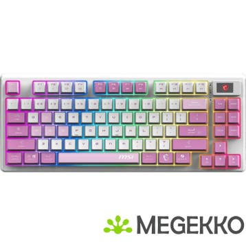 MSI FORGE GK600 TKL WIRELESS VIOLET US, Verzenden, Nieuw, MSI