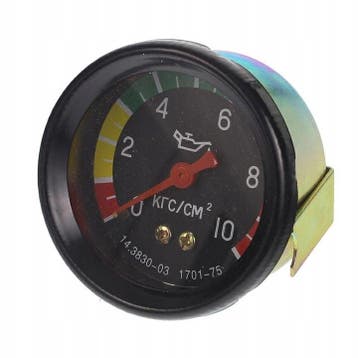 Olie Drukmeter Tot 10 Bar - Drukmeter - Oliedrukindicator -, Zakelijke goederen, Machines en Bouw | Pompen en Compressoren, Ophalen of Verzenden