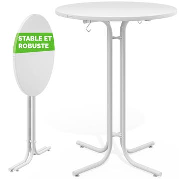Statafel Wit 110x70cm opklapbaar (Statafels, Tafels-Stoelen), Verzenden, Nieuw