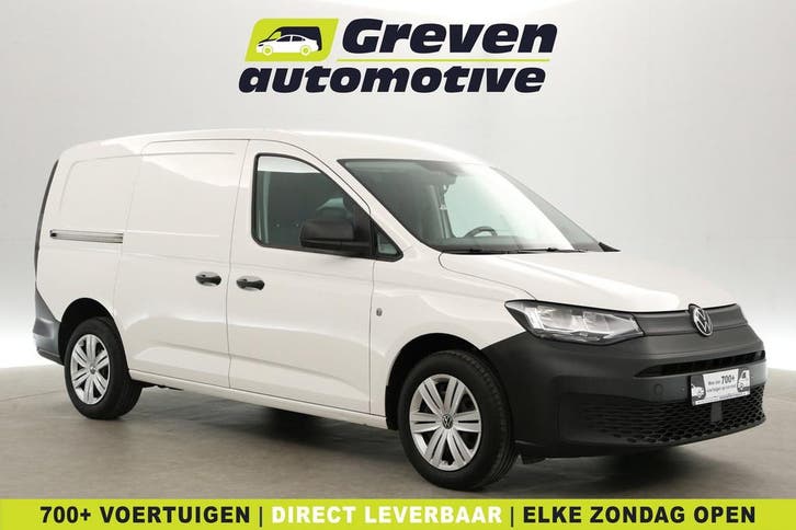 Volkswagen Caddy Maxi 2.0 TDI 102PK  Clima  Navi, Auto's, Bestelauto's, Te koop, Handgeschakeld, Diesel, Wit, Volkswagen, Verzenden