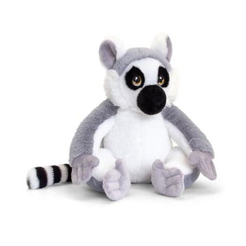 Keel Toys maki aap knuffel - pluche - 25 cm - grijs - apen, Verzenden, Nieuw
