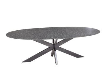 Studio 20 Berlijn tuintafel met ovaal granieten blad 220 x, Tuin en Terras, Ophalen of Verzenden, Nieuw
