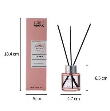 Riet Diffuser 50 ml met Lavendel en Jasmijn Geurstokjes, Verzenden, Nieuw