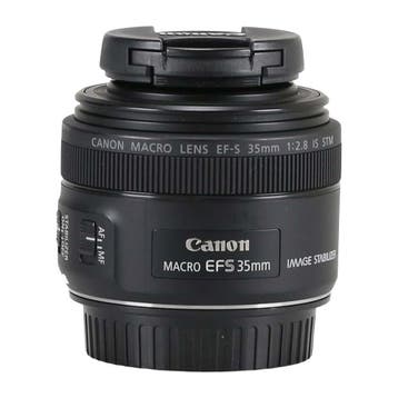 Canon EF-S 35mm f/2.8 Macro IS STM met garantie, Ophalen of Verzenden, Gebruikt