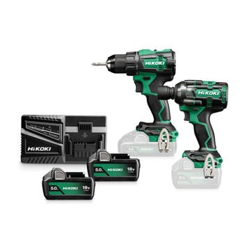 Hikoki KC18DEWKZ Combopack, Doe-het-zelf en Verbouw, Gereedschap | Boormachines, Verzenden, Nieuw