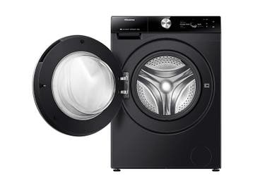 Hisense - Wasmachine Voorlader - 12 kg - Zwart, 10 kg of meer, Verzenden, Nieuw, 85 tot 90 cm