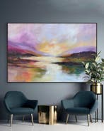 Ellis Hollering - Abstract landscape - Golden Valley - XXL