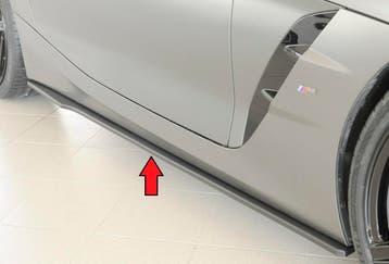 Side skirt aanzetstuk | geschikt voor BMW | Z4 Roadster 2019, Auto-onderdelen, Carrosserie en Plaatwerk, Verzenden, Nieuw, BMW