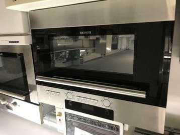 Combimagnetron / oven  Siemens, Gebruikt, Inbouw, Magnetronfunctie, Draaiplateau