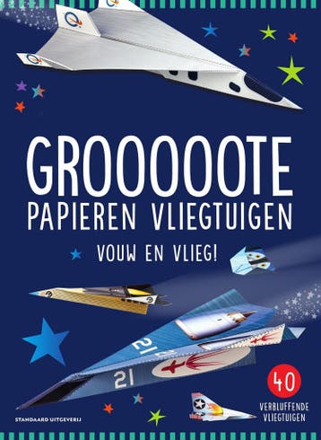 Boek: Grooooote papieren vliegtuigen - (als nieuw), Boeken, Verzenden, Zo goed als nieuw
