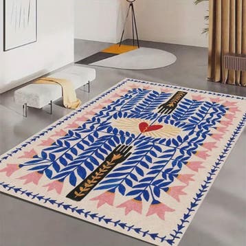Bohemian Tibetaanse Tijger Vloerkleed - Antislip Decoratief, Verzenden