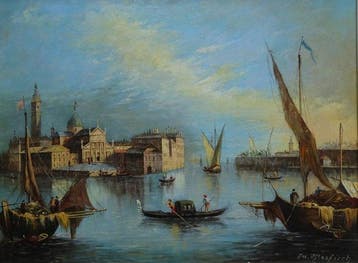 Jakob Kleefisch (XX), nach Francesco Guardi (1712–1793) -, Antiek en Kunst