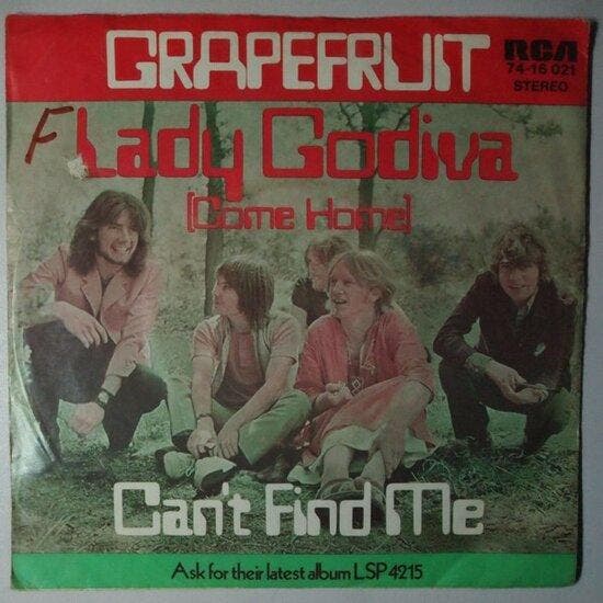 Grapefruit - Lady Godiva (Come Home) - Single, Cd's en Dvd's, Vinyl Singles, Verzenden