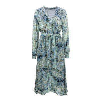 Princess goes Hollywood • paisley midi jurk • 36, Kleding | Dames, Jurken, Princess goes Hollywood, Nieuw, Maat 36 (S), Verzenden