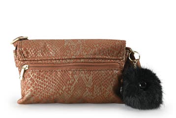 Kipling Schoudertas Bruin, Verzenden, Zo goed als nieuw, Bruin