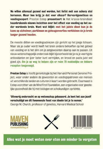 Het krassebreindieet 9789492493002 Preston Estep, Verzenden, Gelezen, Preston Estep