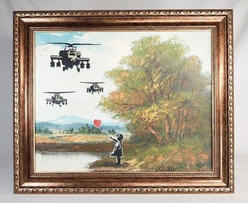 Fictional World (1980) - Banksy´s Helicopter helps Glowing