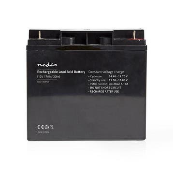 Loodaccu - Nedis (12 V, 17.000 mAh), Verzenden, Nieuw