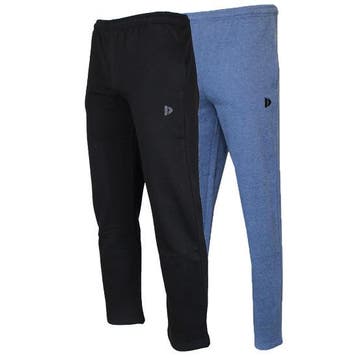 Donnay Donnay Heren -  2-Pack - Joggingbroek Nigel - Zwart &, Verzenden, Nieuw