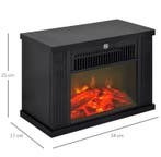 Elektrische Sfeerhaard 600/1200W met Vlam Effect Thermostaat, Verzenden, Nieuw