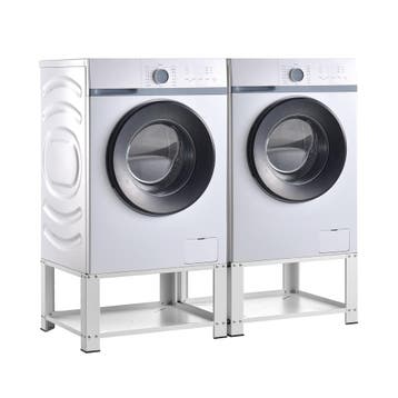 [en.casa] Wasmachine sokkel dubbel Cremlingen verhoger met p, Verzenden, Nieuw