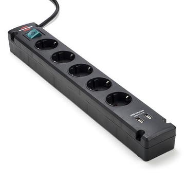 Stekkerdoos met USB | Brennenstuhl | 3 meter, Verzenden, Nieuw