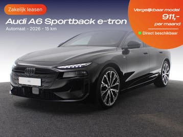 Audi A6 Sportback e-tron | Zakelijk Leasen vanaf 691,- p/mnd, Nieuw, Financial lease, Lease