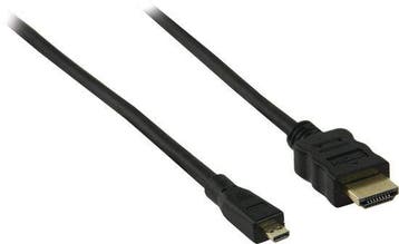 Micro HDMI naar HDMI Kabel voor Handycam Camcorders, Verzenden, Zo goed als nieuw