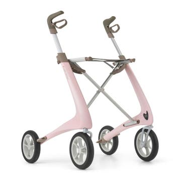 byACRE Carbon Ultralight Rollator met weekendtas - Licht Roz, Ophalen of Verzenden, Nieuw