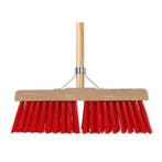 Talen Tools Stadsbezem – Nylon haren – 45 cm – Houten, Ophalen of Verzenden, Nieuw, Bezem