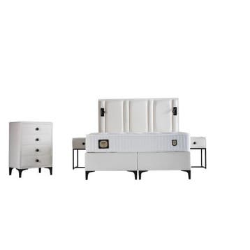 Luxe Boxspring Zenit, Ophalen of Verzenden, Nieuw, Tweepersoons