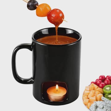 Draagbare Keramische Fondue Set - Smelt Chocolade, Kaas & Sa, Witgoed en Apparatuur, Verzenden, Nieuw