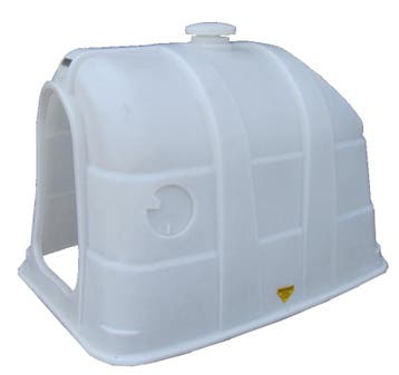 Kalverhut Standaard WIT - kalveriglo met SkyLight voerluik /, Ophalen of Verzenden, Nieuw