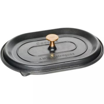 AMT Gastroguss Cocotte deksel – Circulatiefunctie – 28 c, Ophalen of Verzenden, Nieuw, Aluminium