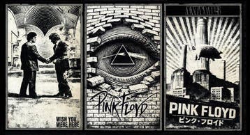 Æ (XX-XXI) - (Set of 3) – Pink Floyd | Limited Hand Painted, Nieuw in verpakking