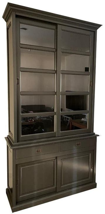 Buffetkast antraciet - antraciete Nijkerk XXXL 140 x 260cm, Ophalen of Verzenden, Nieuw