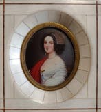 Scuola inglese (XIX) - Lady Hamilton, Antiek en Kunst