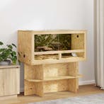 vidaXL Terrarium Bruin 100 x 50 x 50 cm OSB, Verzenden, Nieuw