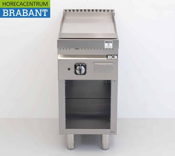 HCB RVS Bakplaat Glad 6,5 kW GAS 40 cm Horeca, Ophalen of Verzenden, Nieuw in verpakking