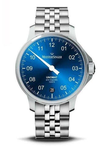 Meistersinger - UNOMAT - Anti-Magnetic - 30 BAR - Swiss, Nieuw