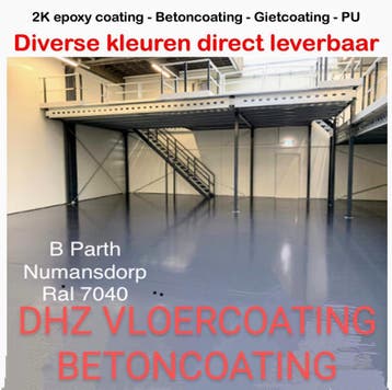 240m2 _ 48kg 2K Epoxy Garage vloercoating TIJDELIJK OP=OP, Verzenden, Nieuw