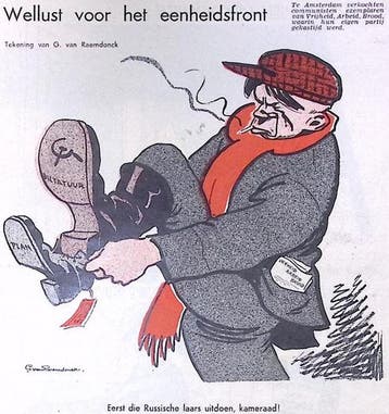 Wellust voor het eenheidsfront op spotprent (lijst optie), Verzenden