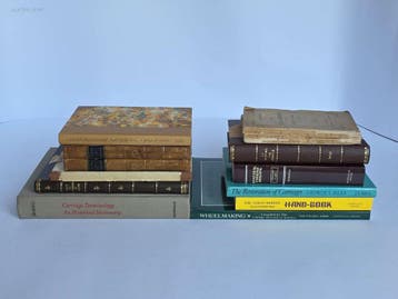 Geschiedkundig boeken Koetsenbouw (12x), Boeken, Nieuw