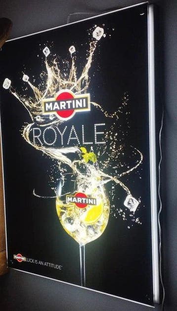 Martini Royale-bord - Lichtbord - Polycarbonaat