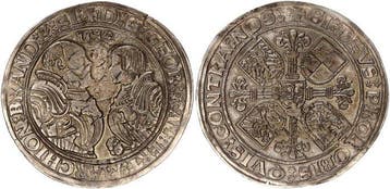 Duitsland Brandenburg-Franken. Georg und Albrecht. Taler