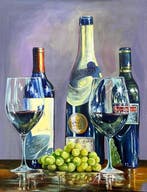 Ricart (XX) - Esencia de Bertani: Bodegón en Púrpura