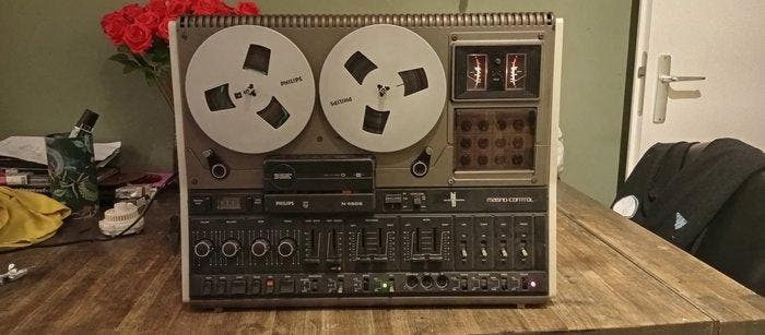 Philips - N 4506 Reel-to-reel deck 18 cm, Audio, Tv en Foto, Radio's